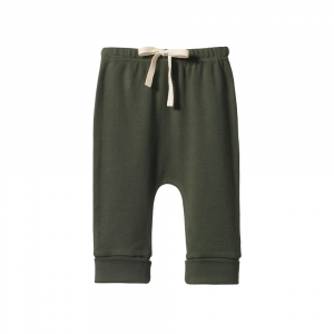 Nature Baby Drawstring Pants Thyme Front